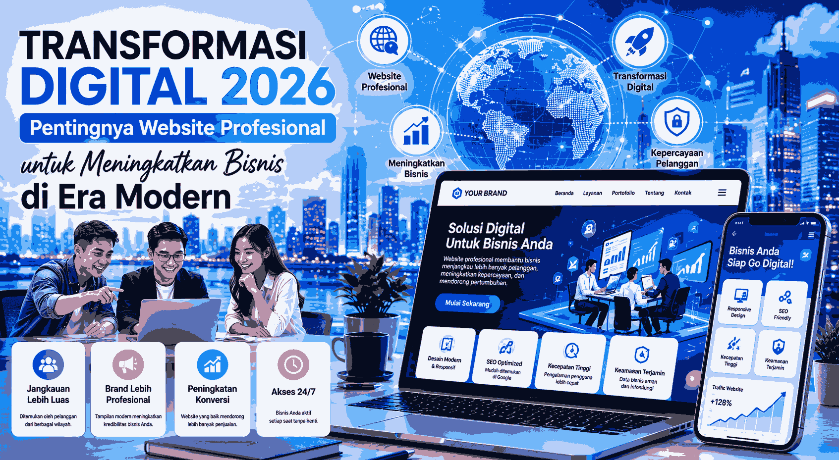Transformasi Digital 2026: Pentingnya Website Profesional untuk Meningkatkan Bisnis di Era Modern